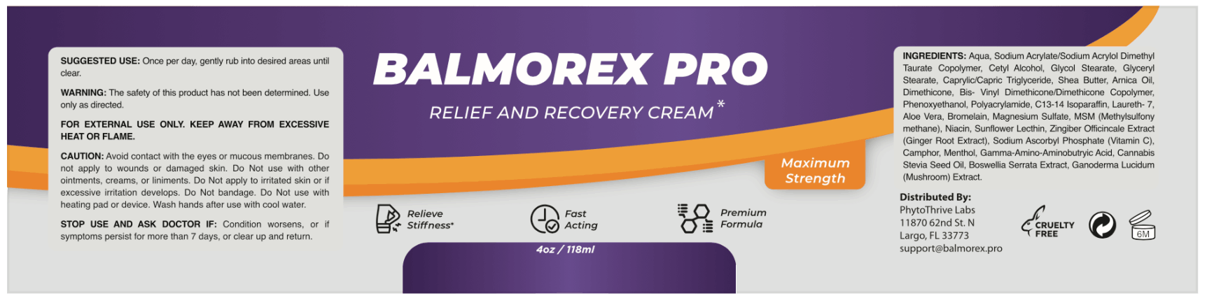 Balmorex Pro ingredients