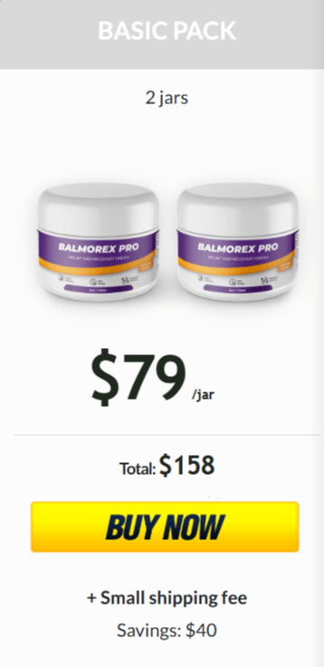 Balmorex Pro buy now 2 Jars